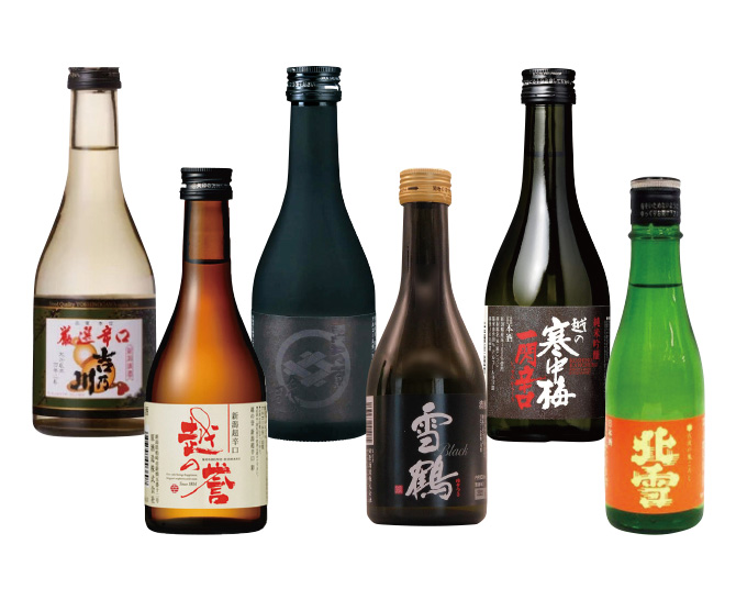 新潟地酒小瓶飲み比べ6本セット